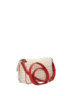 TRACOLLA DONNA - POLLINI AVORIO-ROSSO - TE8550PP0OQ11