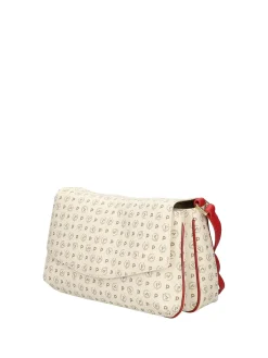 TRACOLLA DONNA - POLLINI AVORIO-ROSSO - TE8549PP0OQ11