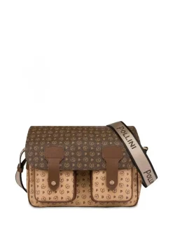 TRACOLLA DONNA - POLLINI MARRONE-CREMA - TE8401PP02Q53