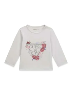 T-SHIRT BAMBINA - GUESS KIDS BIANCO - K6YI24 K3732