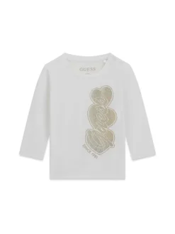 T-SHIRT BAMBINA - GUESS KIDS BIANCO - K6YI16 K3695