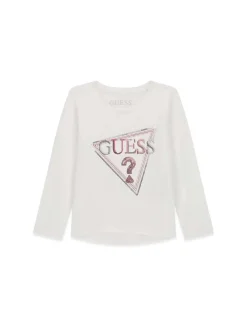 T-SHIRT BAMBINA - GUESS KIDS BIANCO - K6YI08 K3673