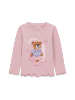 T-SHIRT BAMBINA - GUESS KIDS ROSA - K6YI11 K3676
