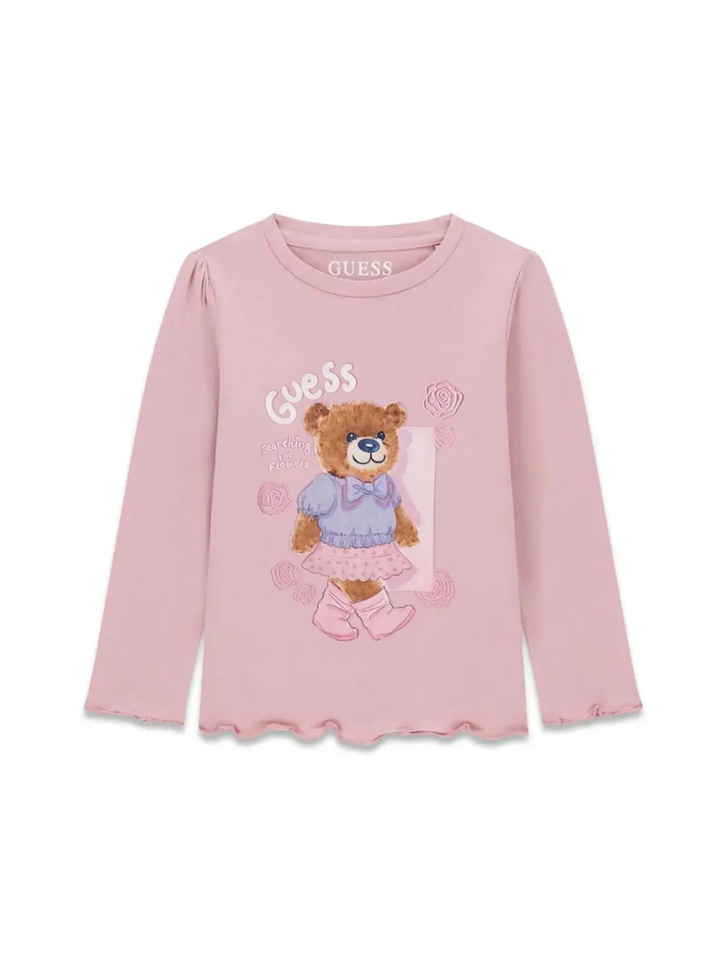 T-SHIRT BAMBINA - GUESS KIDS ROSA - K6YI11 K3676