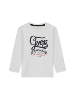 T-SHIRT BAMBINO - GUESS KIDS BIANCO - N6BI02 K5851