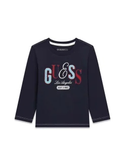 T-SHIRT BAMBINO - GUESS KIDS BLU - N6BI19 K8008