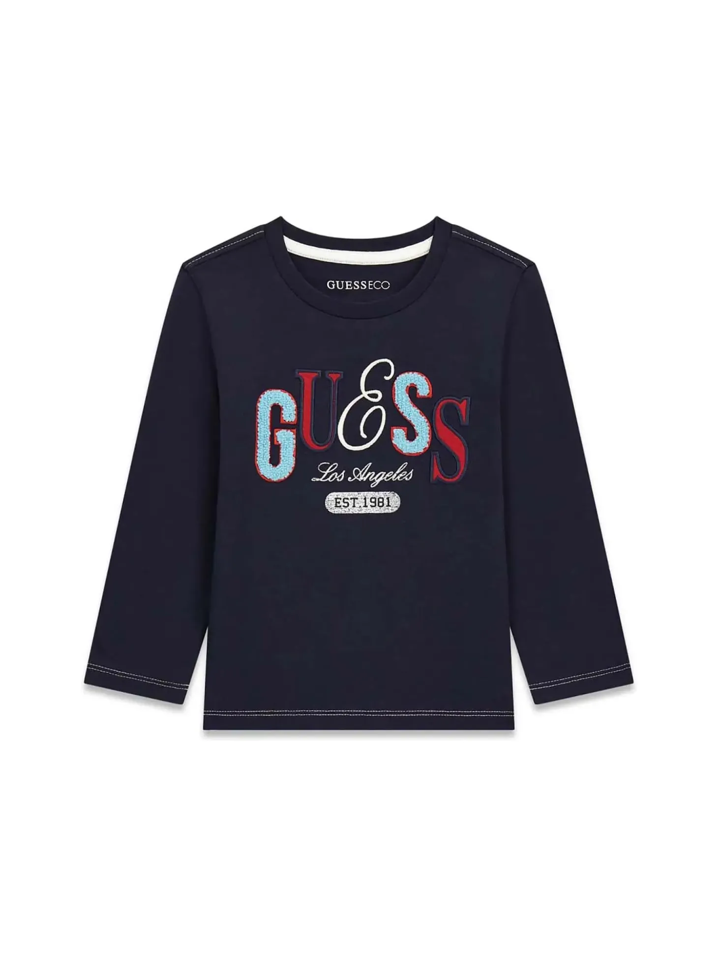 T-SHIRT BAMBINO - GUESS KIDS BLU - N6BI19 K8008
