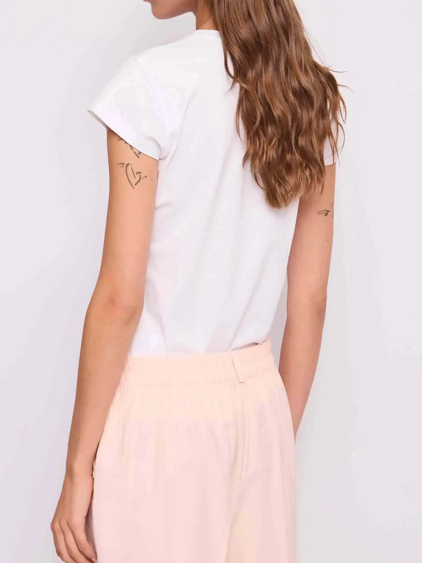 T-SHIRT DONNA - GAUDI JEANS BIANCO - 611BD64059