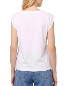 T-SHIRT DONNA - GAUDI JEANS BIANCO - 611BD64039