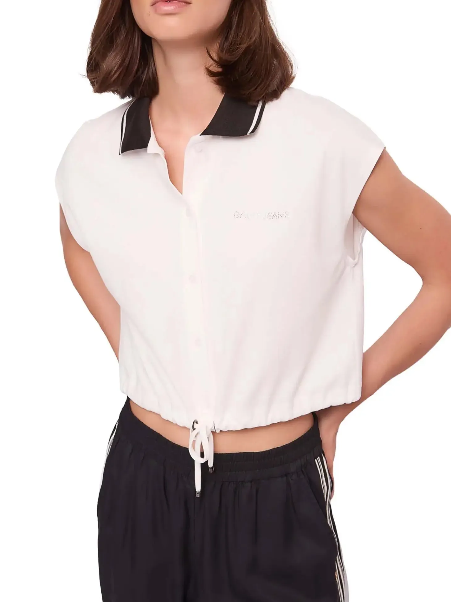 T-SHIRT DONNA - GAUDI JEANS BIANCO - 611BD64021