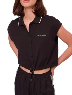 T-SHIRT DONNA - GAUDI JEANS NERO - 611BD64021