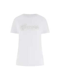 T-SHIRT DONNA - GUESS APPAREL BIANCO - W6GI08 K3023
