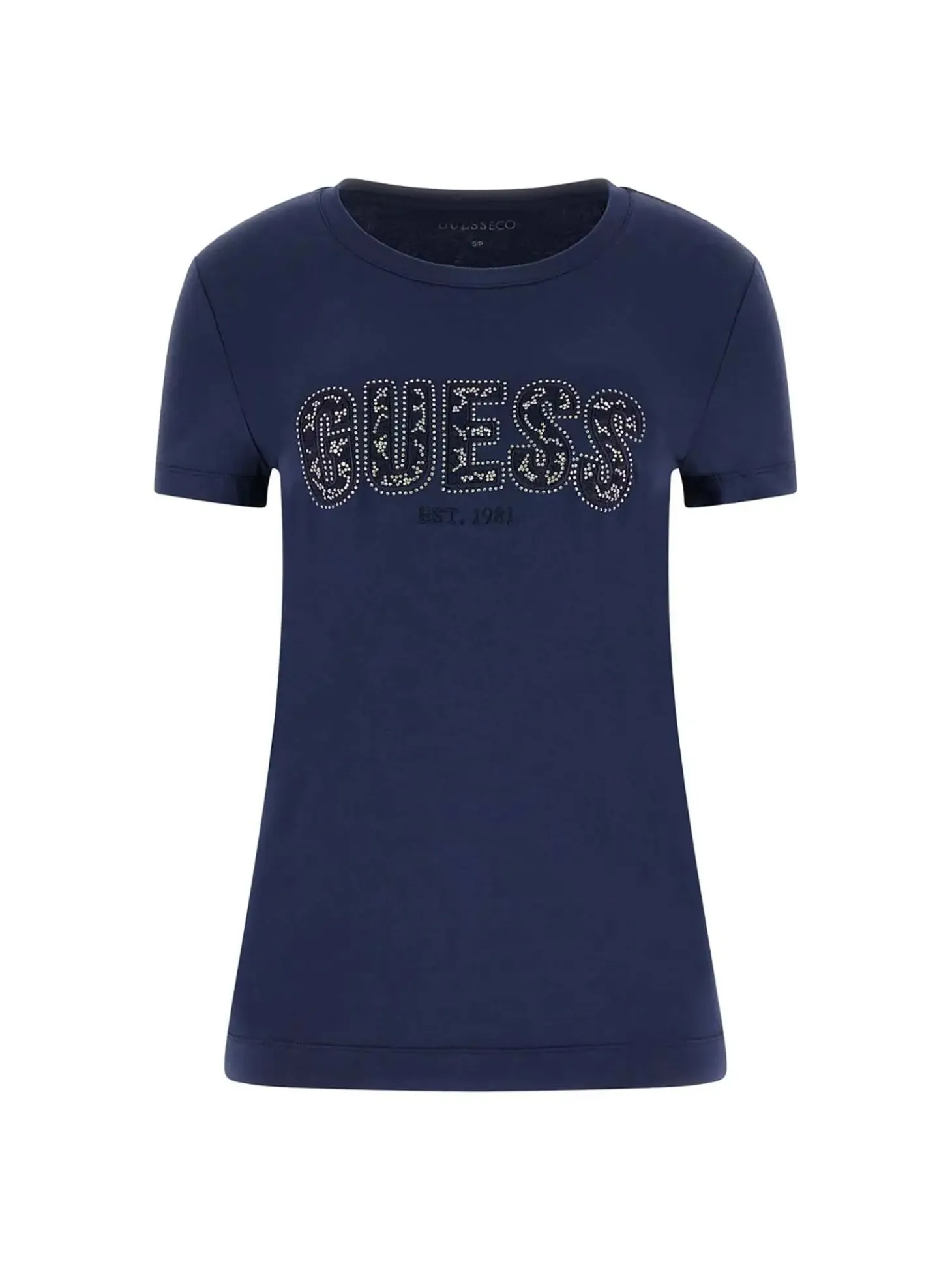 T-SHIRT DONNA - GUESS APPAREL BLU - W5GI04 J1314