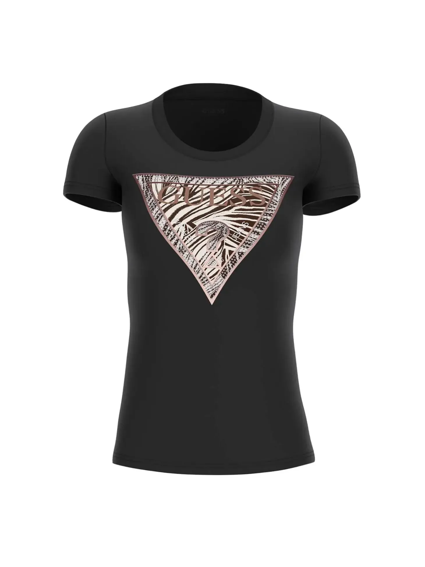 T-SHIRT DONNA - GUESS APPAREL NERO - W6GI19 K3042