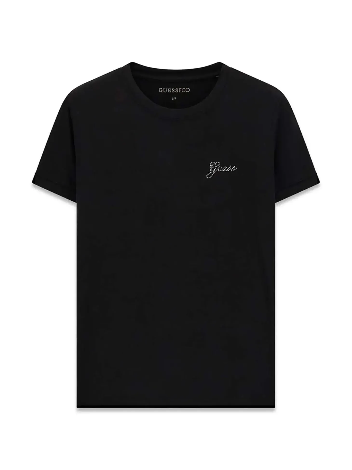 T-SHIRT DONNA - GUESS APPAREL NERO - W6YI12 K3751