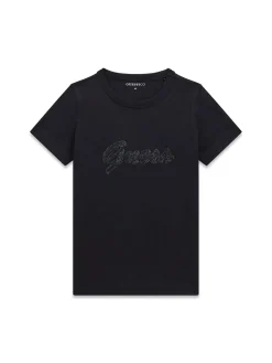 T-SHIRT DONNA - GUESS APPAREL NERO - W6GI08 K3023