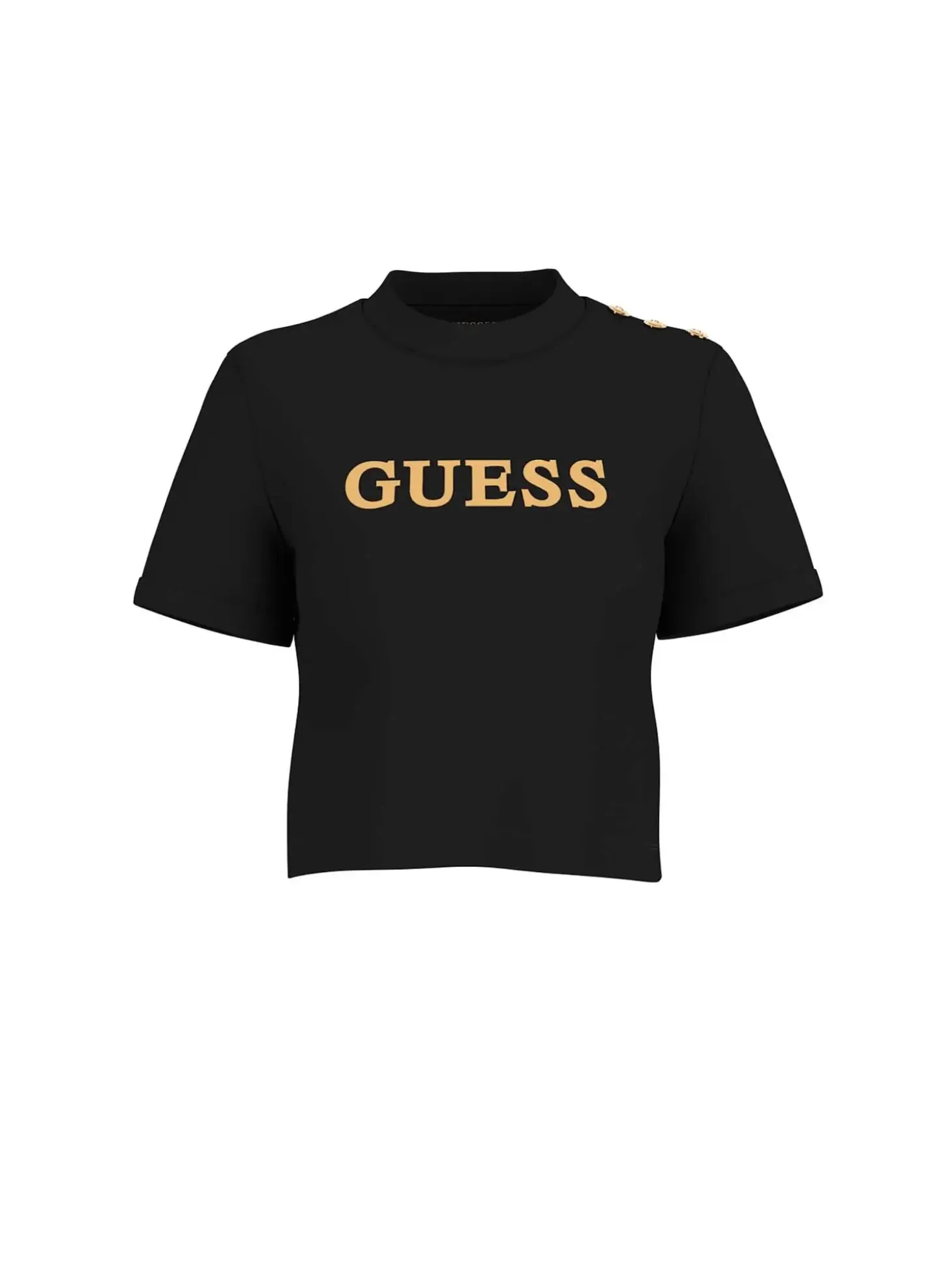 T-SHIRT DONNA - GUESS APPAREL NERO - W6GI06 K3018