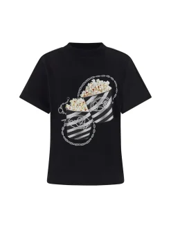 T-SHIRT DONNA - GUESS APPAREL NERO - W6RI28 I3Z14
