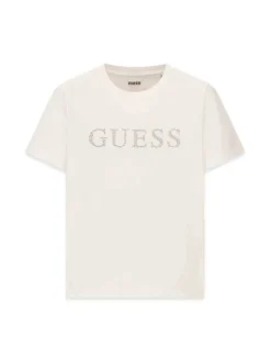 T-SHIRT DONNA - GUESS ATHLEISURE BIANCO - V6RI20 J1314