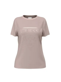T-SHIRT DONNA - GUESS ATHLEISURE ROSA - V2YI07 K8HM0