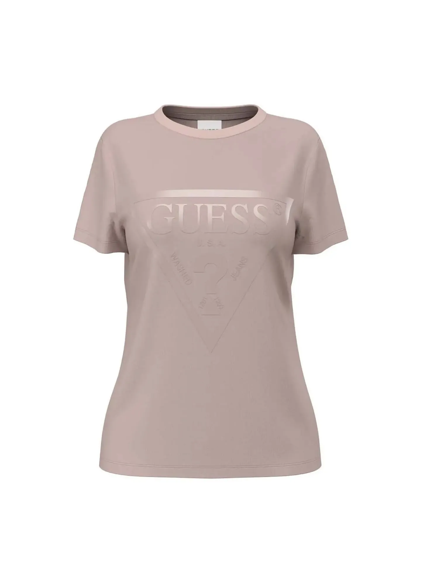 T-SHIRT DONNA - GUESS ATHLEISURE ROSA - V2YI07 K8HM0