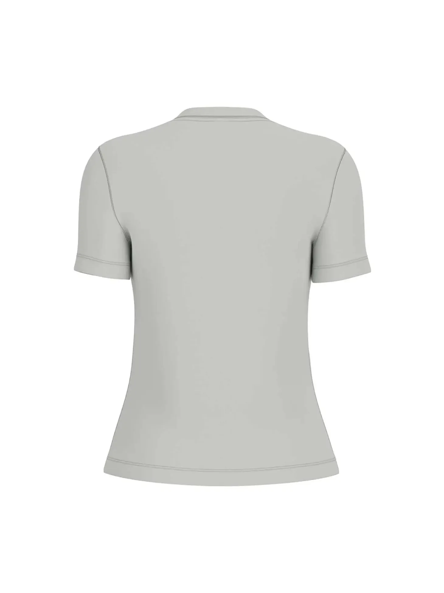T-SHIRT DONNA - GUESS ATHLEISURE GRIGIO - V6GI01 K2962