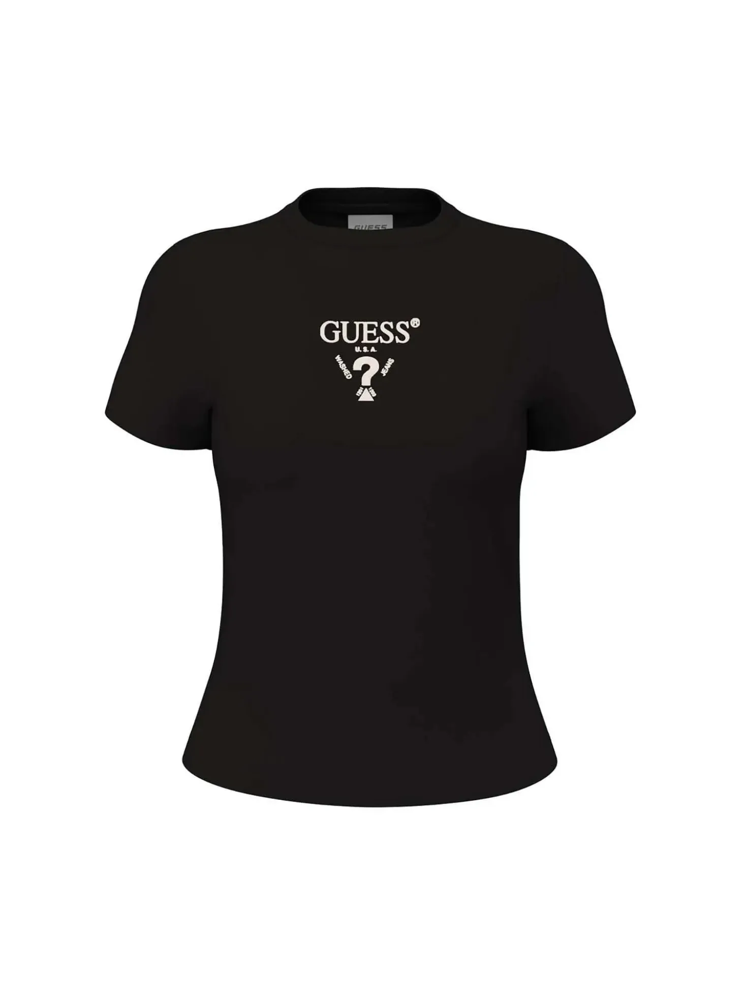 T-SHIRT DONNA - GUESS ATHLEISURE NERO - V4YI21 KCDH1