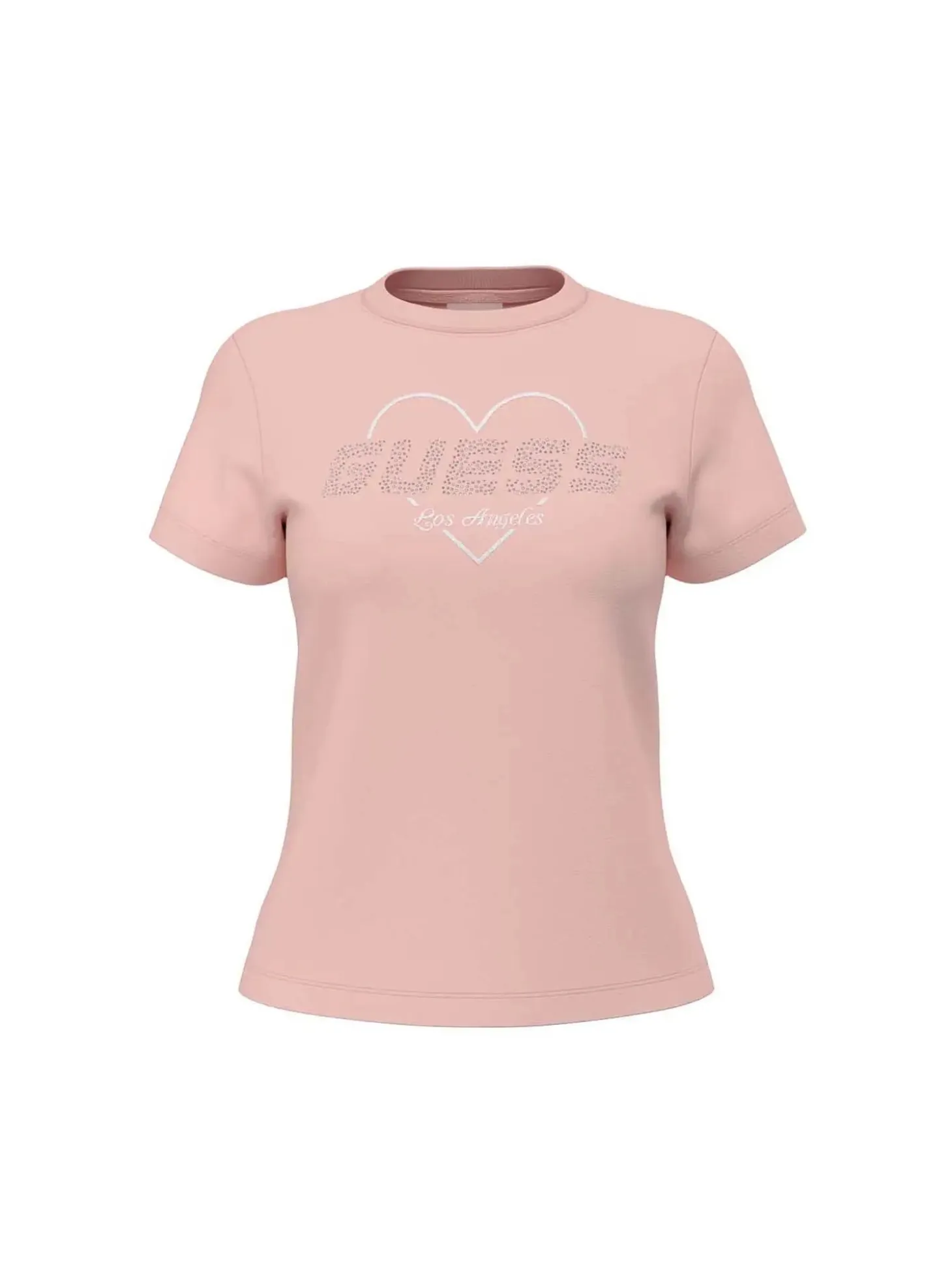 T-SHIRT DONNA - GUESS ATHLEISURE ROSA - V5GI10 K9RM1