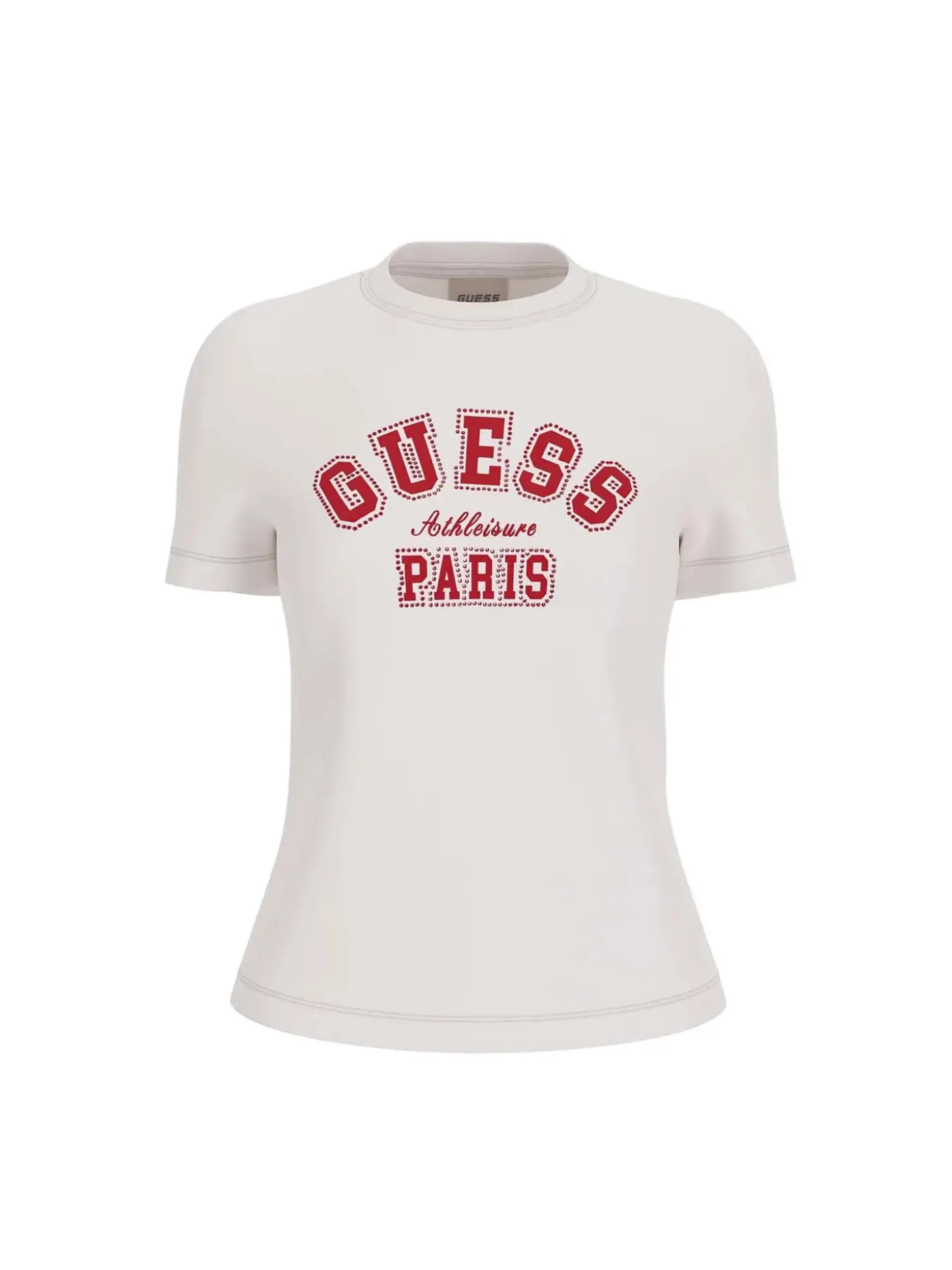 T-SHIRT DONNA - GUESS ATHLEISURE BIANCO - V6RI15 J1314