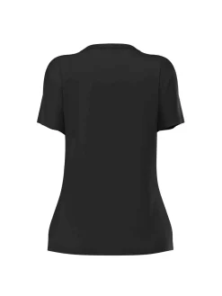 T-SHIRT DONNA - GUESS ATHLEISURE NERO - V6YI08 K4689