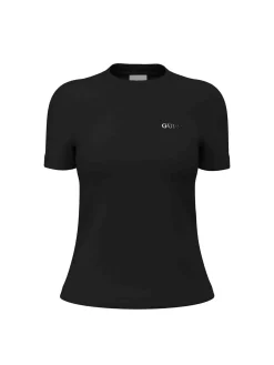 T-SHIRT DONNA - GUESS ATHLEISURE NERO - V6RI07 J1314