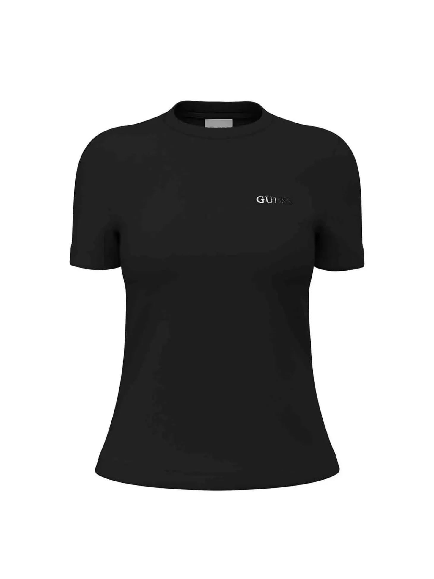 T-SHIRT DONNA - GUESS ATHLEISURE NERO - V6RI07 J1314