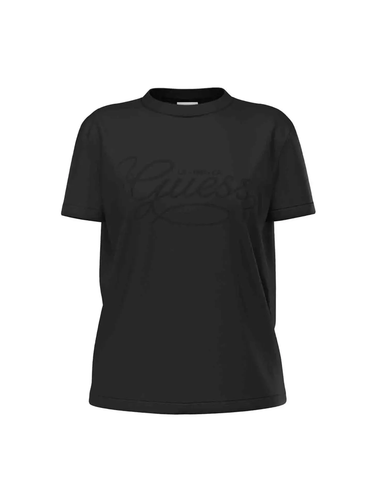 T-SHIRT DONNA - GUESS ATHLEISURE NERO - V6YI17 K4319