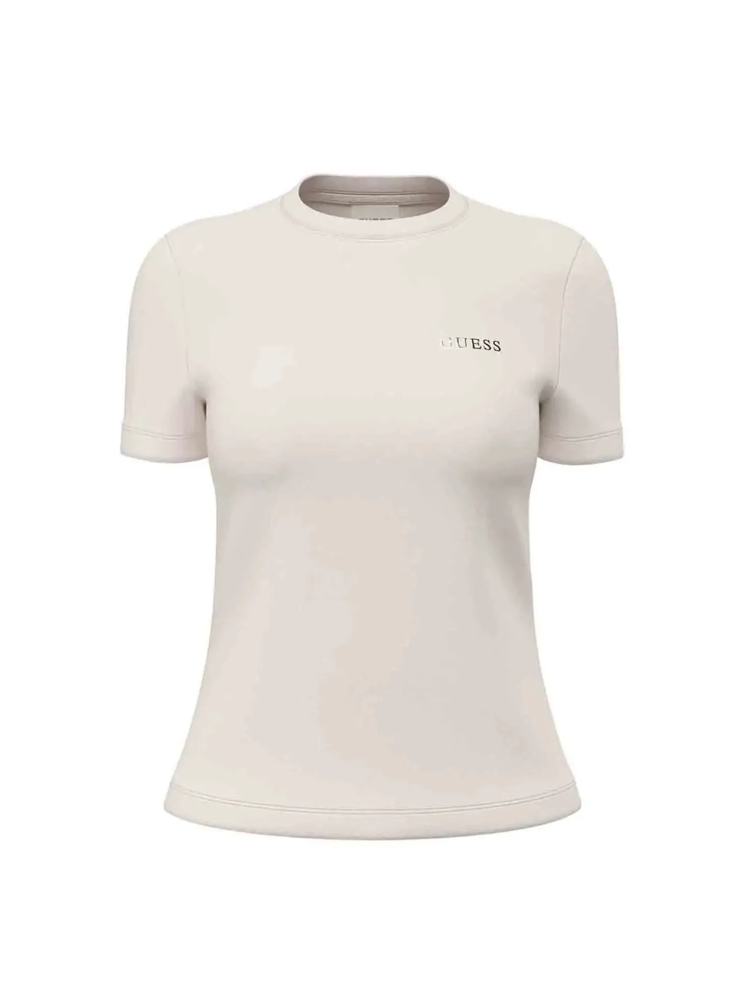 T-SHIRT DONNA - GUESS ATHLEISURE BIANCO - V6RI07 J1314