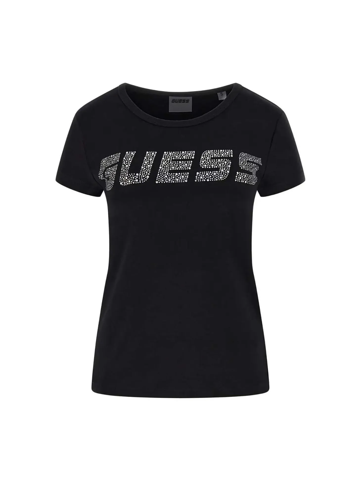 T-SHIRT DONNA - GUESS ATHLEISURE NERO - V4BI16 KCIV1