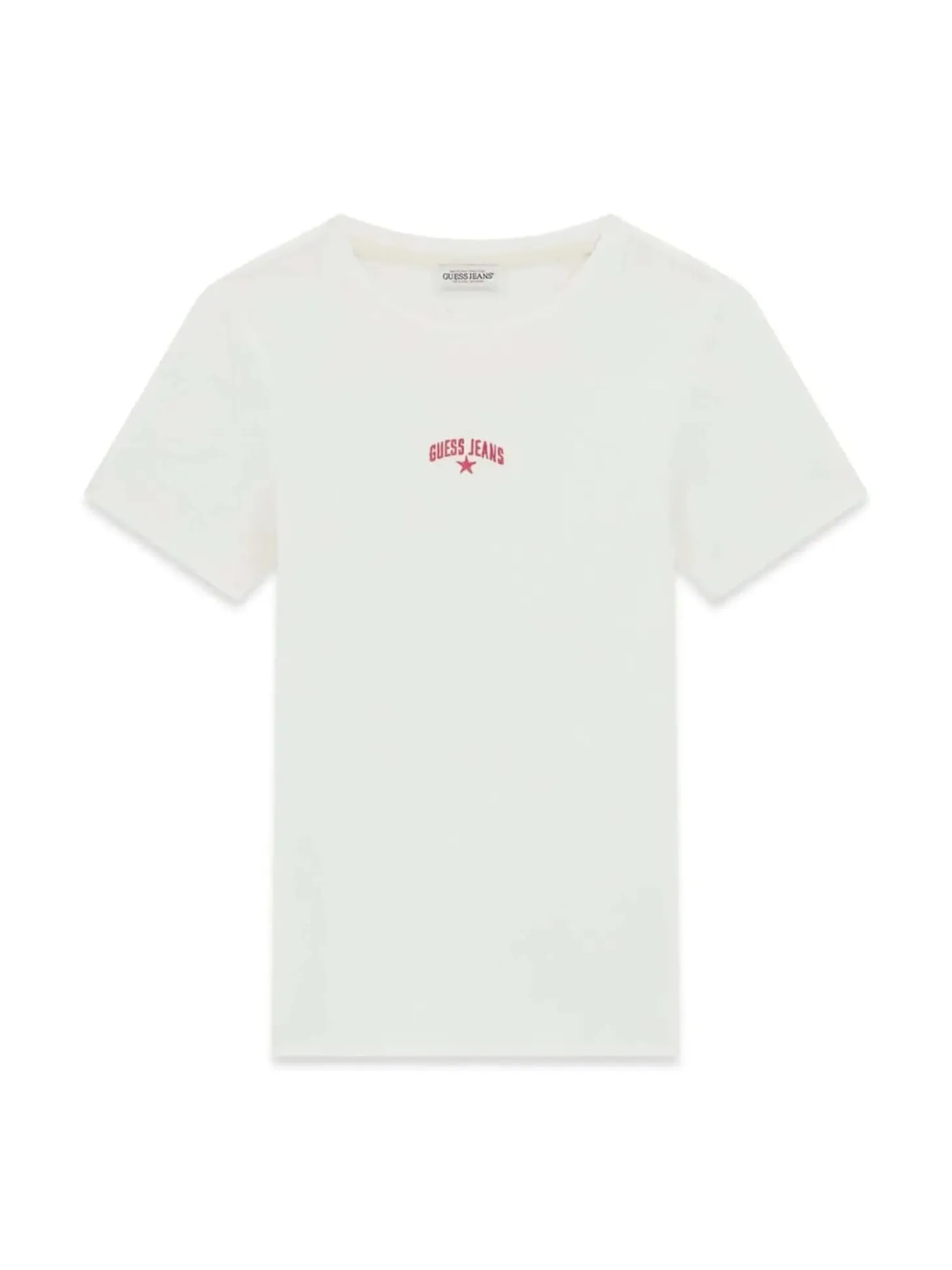 T-SHIRT DONNA - GUESS JEANS BIANCO - W6GPZ3 KA0H1