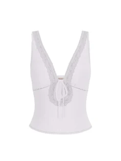 T-SHIRT DONNA - GUESS JEANS BIANCO - W6GPB1 KF641