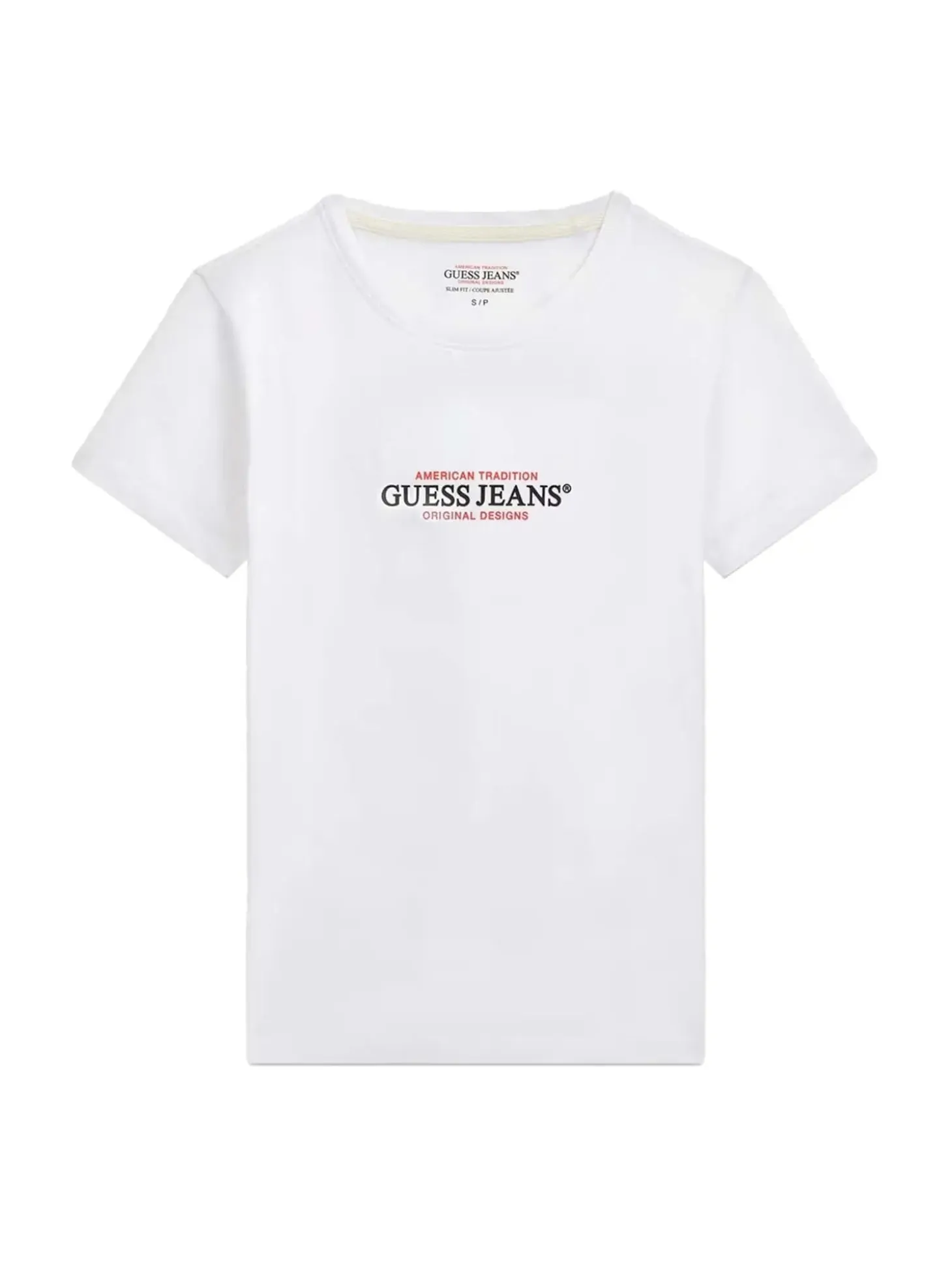 T-SHIRT DONNA - GUESS JEANS BIANCO - W4YI03 J1314