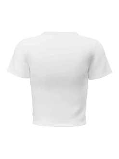 T-SHIRT DONNA - GUESS JEANS BIANCO - W6YI05 K3640