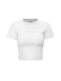 T-SHIRT DONNA - GUESS JEANS BIANCO - W6YI05 K3640