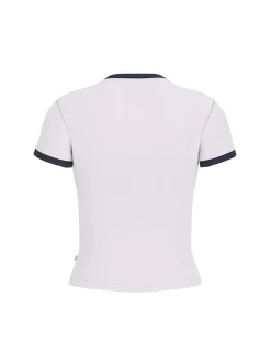 T-SHIRT DONNA - GUESS JEANS BIANCO - W6GPA9 KF641