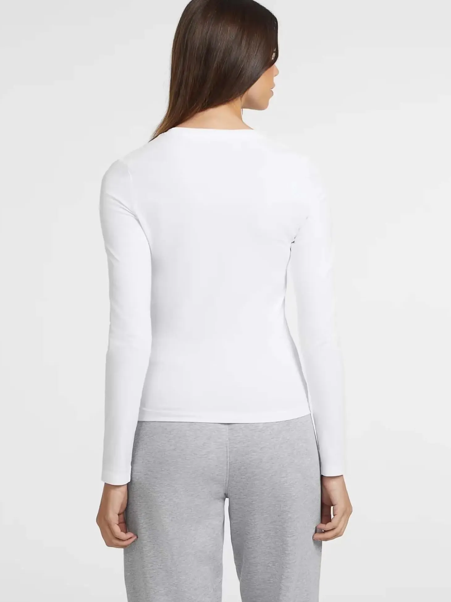T-SHIRT DONNA - GUESS JEANS BIANCO - W4YI22 J1314