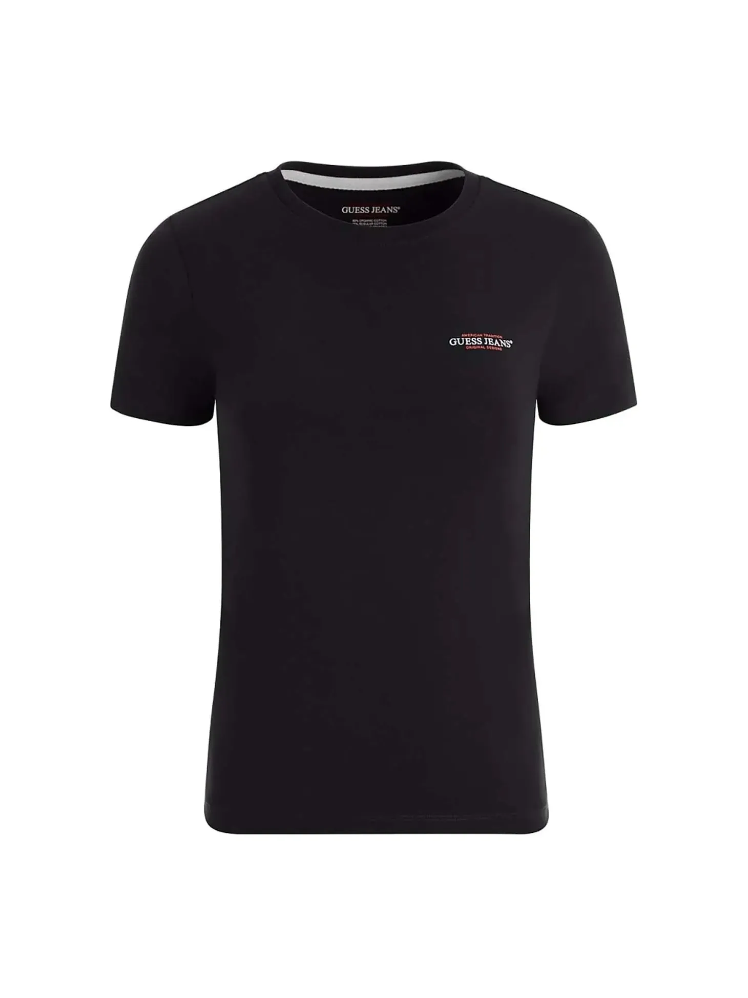 T-SHIRT DONNA - GUESS JEANS NERO - W4YI02 J1314