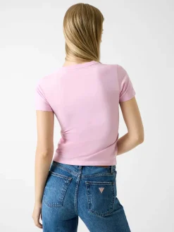 T-SHIRT DONNA - GUESS JEANS ROSA - W4YI01 J1314