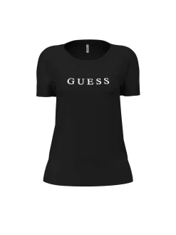 T-SHIRT DONNA - GUESS UNDERWEAR NERO - O5RI01 KBBU1