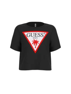 T-SHIRT DONNA - GUESS UNDERWEAR NERO - E02I01 JA914