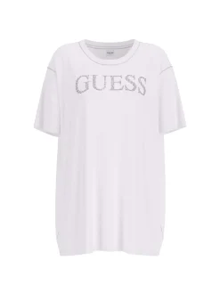 T-SHIRT DONNA - GUESS UNDERWEAR BIANCO - E5GI07 K68D2
