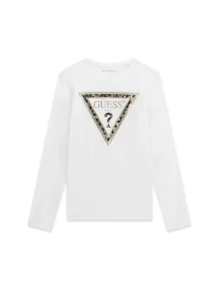 T-SHIRT RAGAZZA - GUESS KIDS BIANCO - J6BI02 K5771