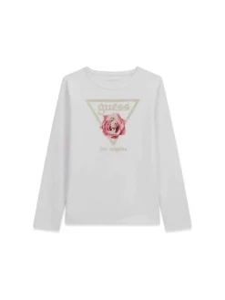 T-SHIRT RAGAZZA - GUESS KIDS BIANCO - J6YI33 K3771