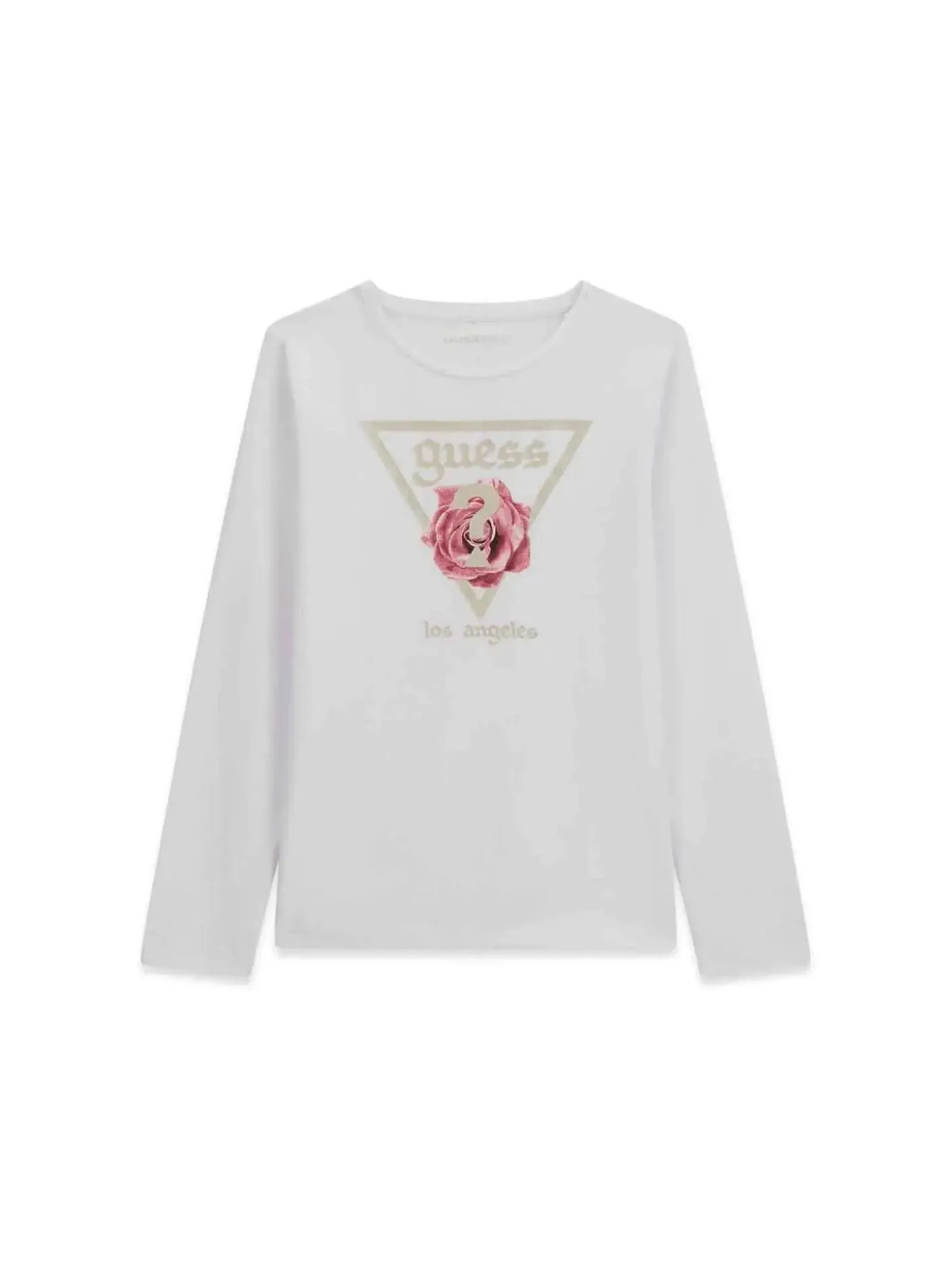 T-SHIRT RAGAZZA - GUESS KIDS BIANCO - J6YI33 K3771
